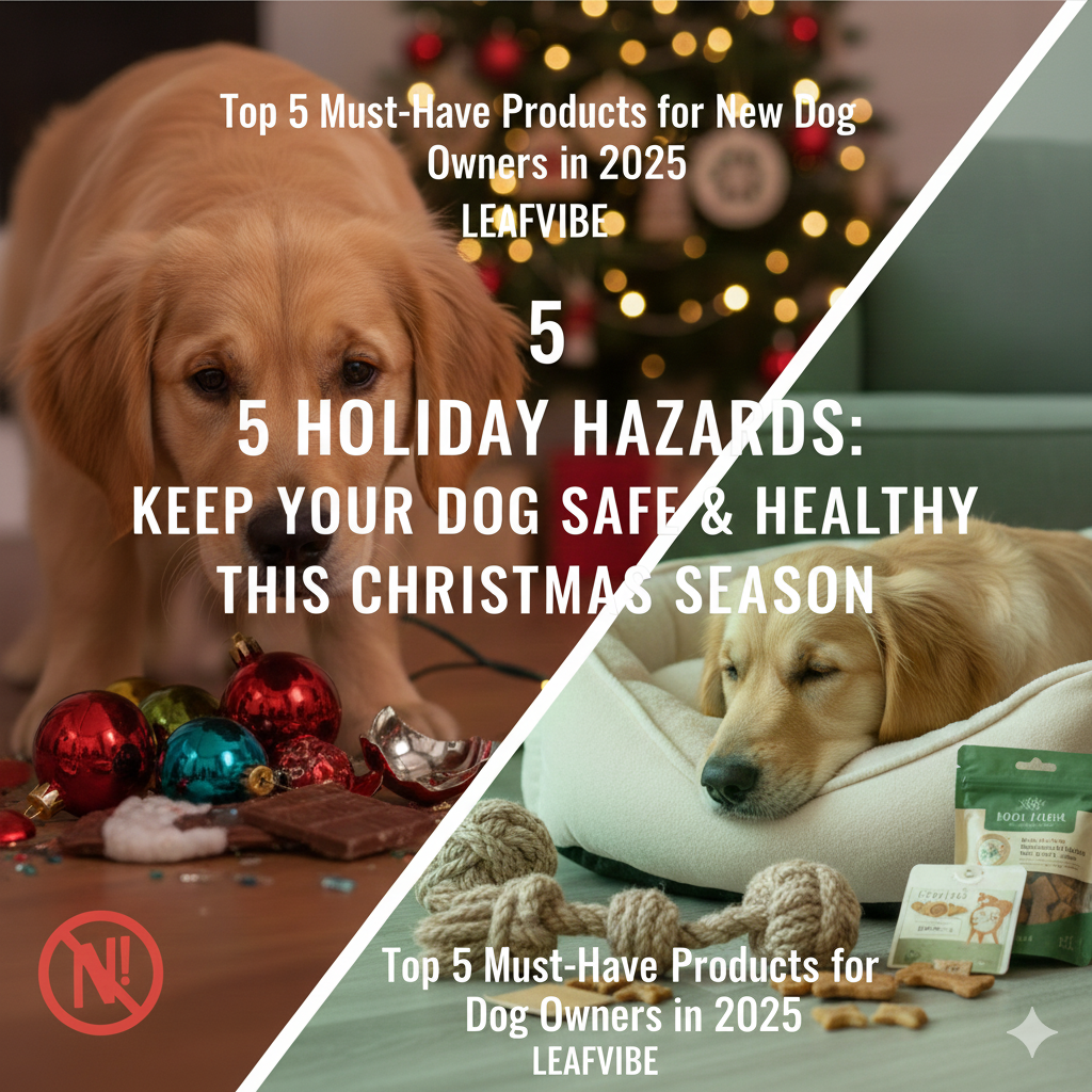 5 Holiday Hazards: Keep Your Dog Safe & Healthy This Christmas Season