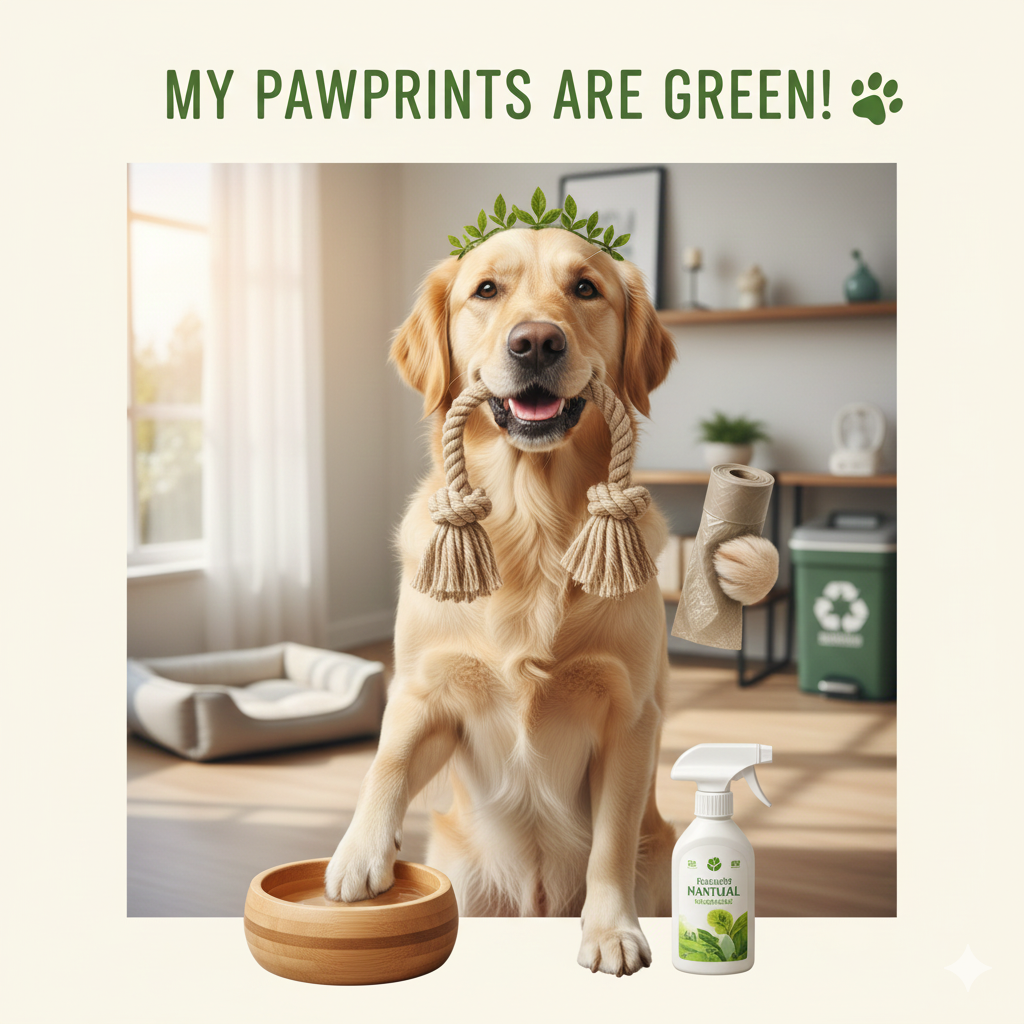 A Dog's Sustainable Life: An Eco-Friendly Daily Routine and Product Guide