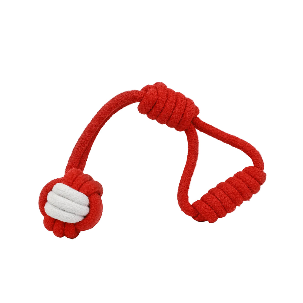 Christmas Monkey Fist Tug Rope Toys Set | Festive & Durable - Small to Medium Dog