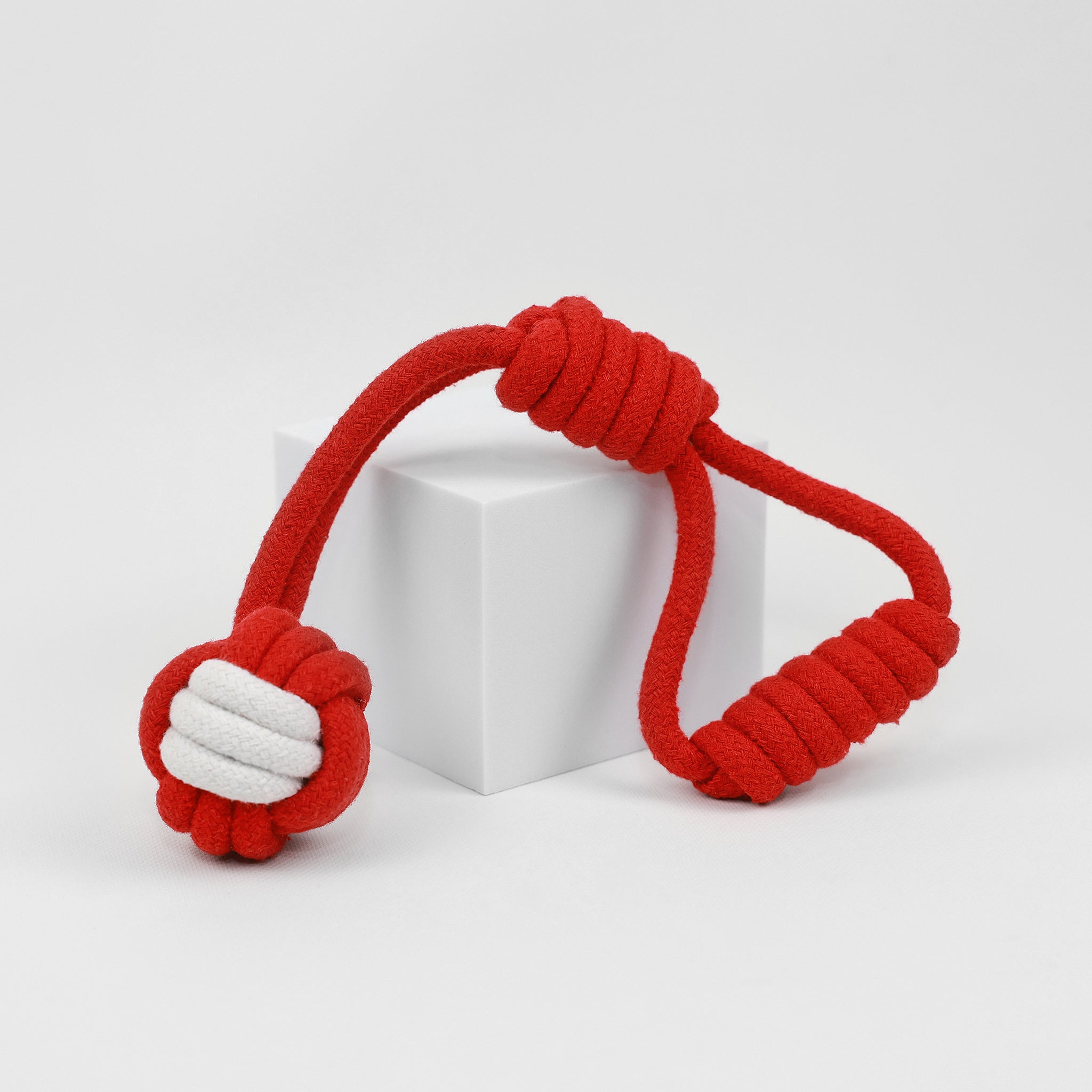 Christmas Monkey Fist Tug Rope Toys Set | Festive & Durable - Small to Medium Dog