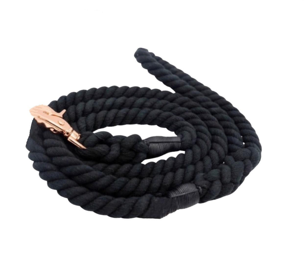 ROPE LEASH - NOIR-0