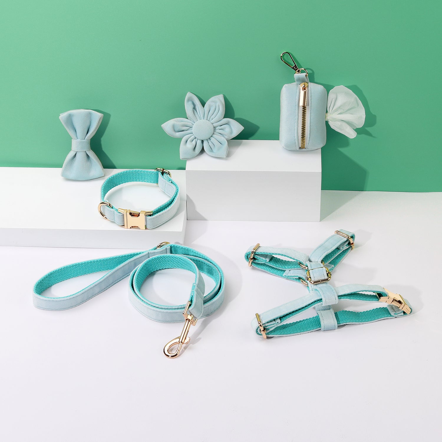 Step-In Floral Walking Bundle - Mint Green (6-Piece Deluxe Set)-0