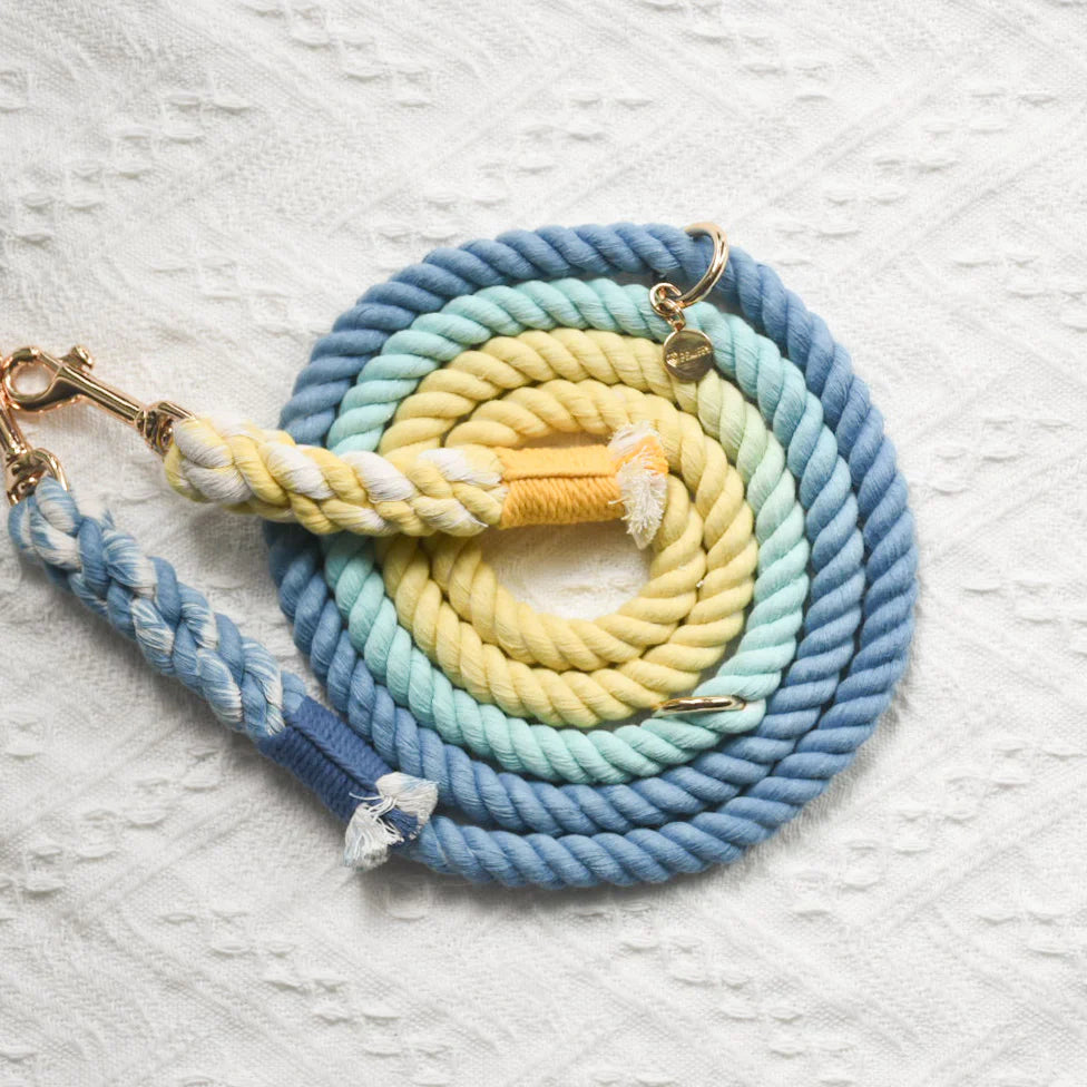 Hands-Free Dog Rope Leash - Dawn (5ft, 100% Cotton)-1