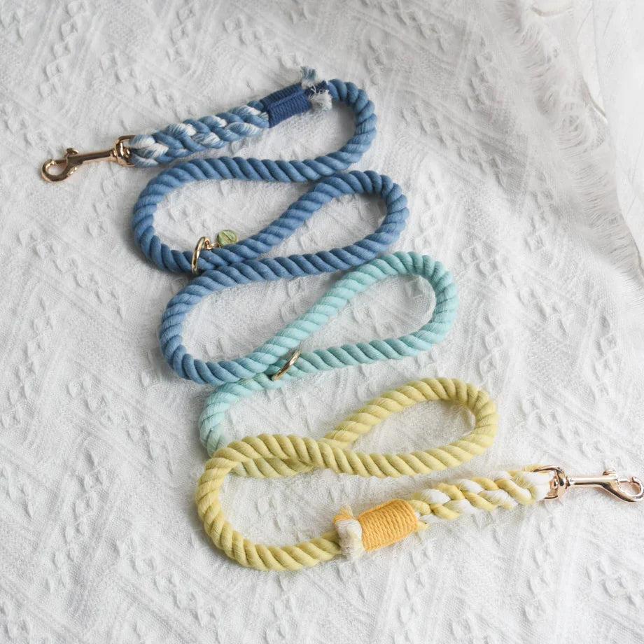 Hands-Free Dog Rope Leash - Dawn (5ft, 100% Cotton)-0
