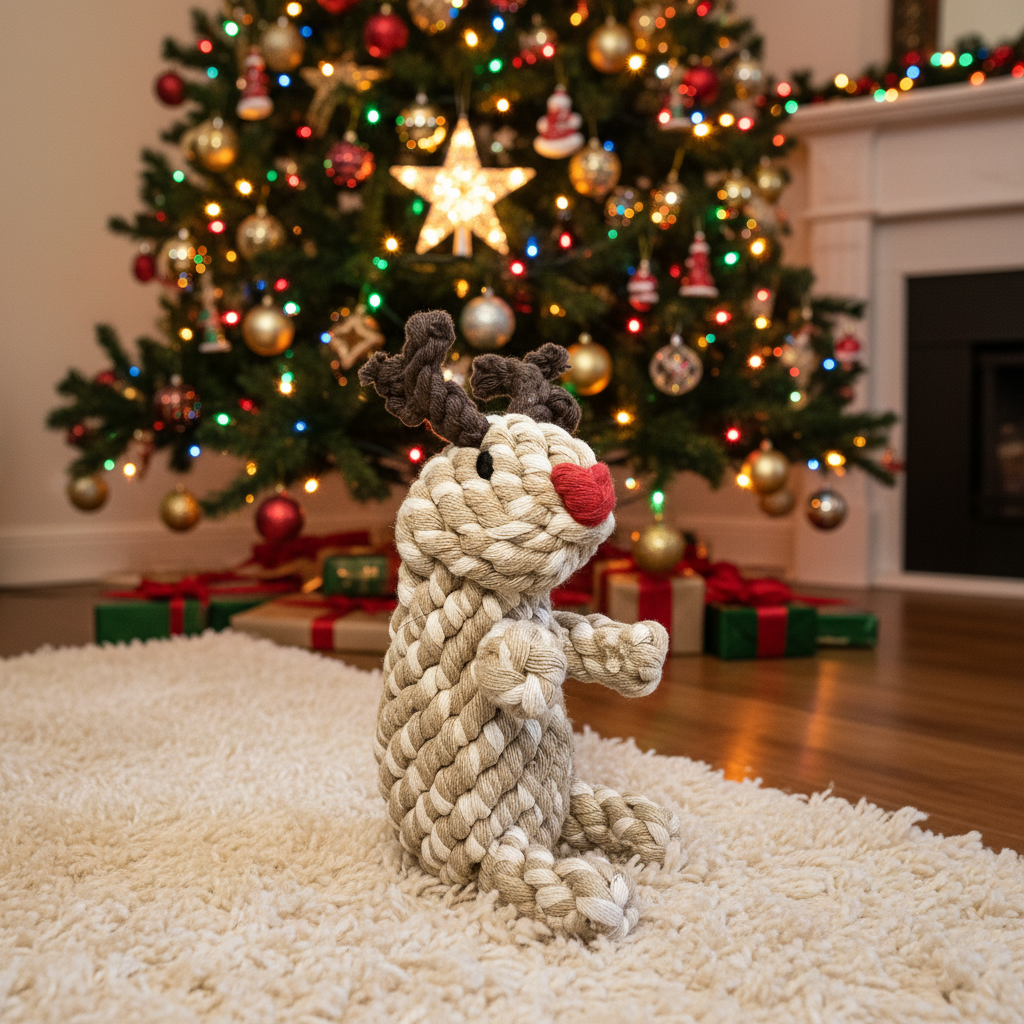 Christmas Deer Pet Toys-1