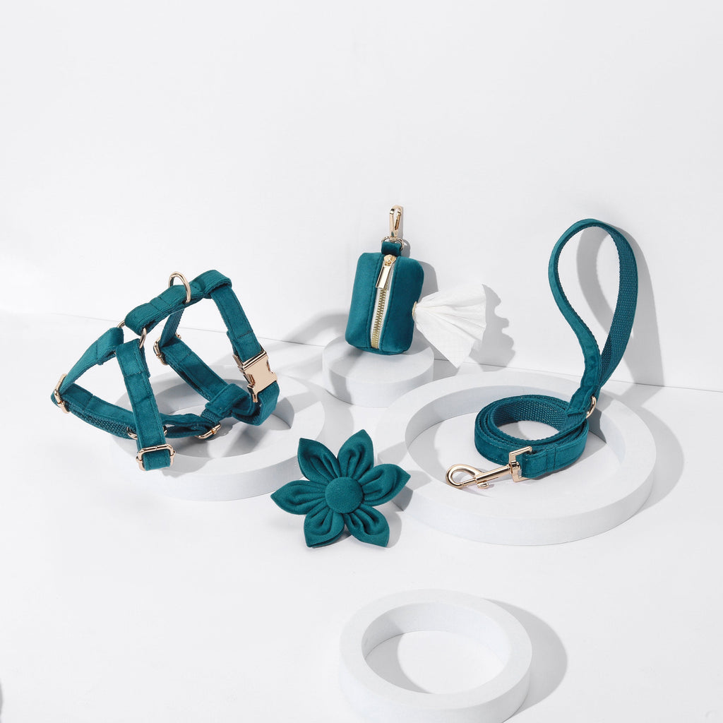 Step-In Floral Walking Bundle - Peacock Blue (4-Piece Set)-0