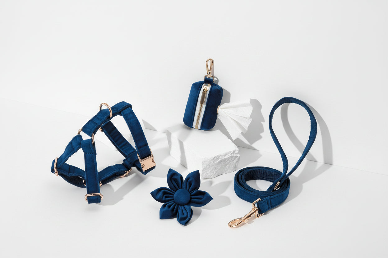Step-In Floral Walking Bundle - Navy Blue (4-Piece Set)-0