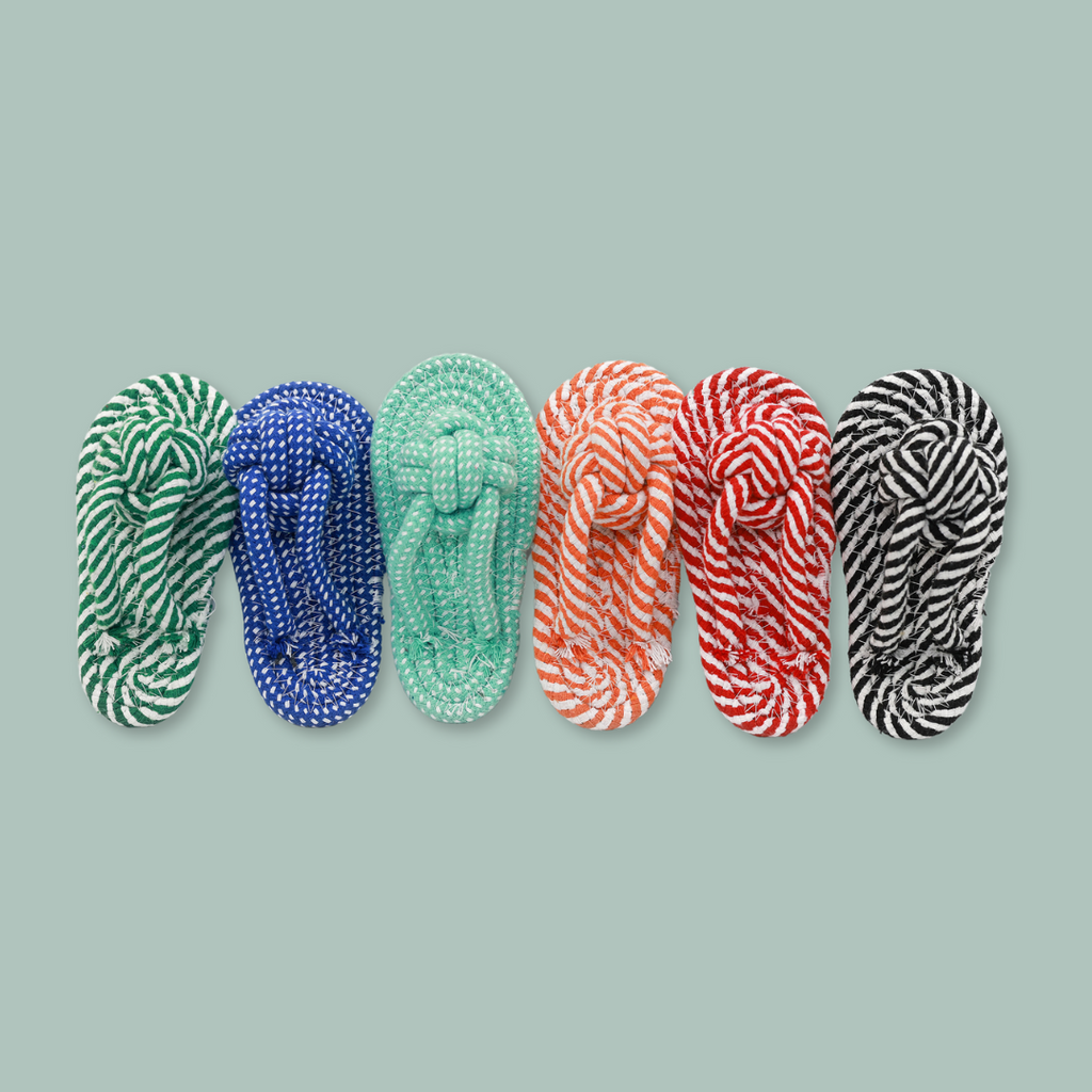 Iconic Slipper Rope Toys | Timeless Classic & Durable Tug Toy - Small to Medium Dog