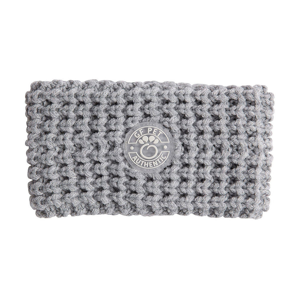 GF PET® Chalet Tube Scarf - Heather Grey (Matching Human & Dog Knit Scarf)