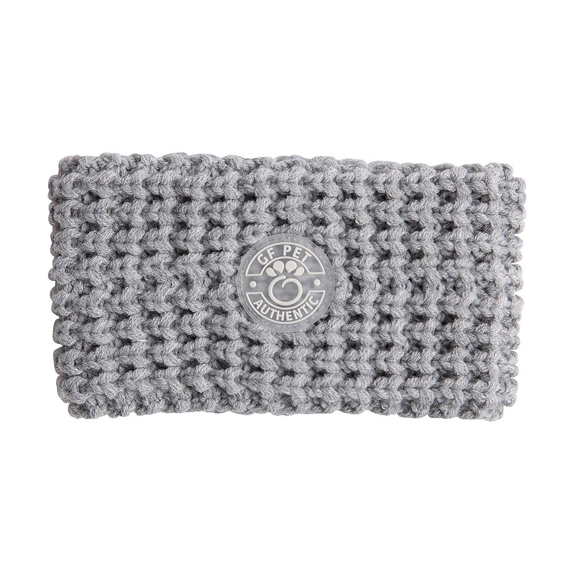 GF PET® Chalet Tube Scarf - Heather Grey (Matching Human & Dog Knit Scarf)