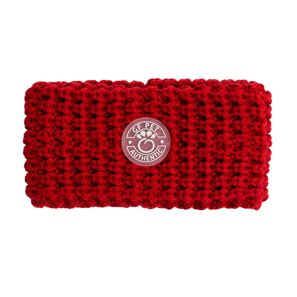 GF PET® Chalet Tube Scarf - Red (Matching Dog & Owner Knit Scarf)