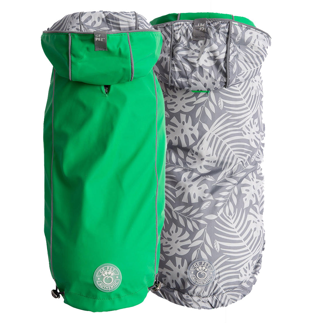 GF PET® Reversible Elasto-Fit Raincoat - Green (Buttery-Soft Waterproof Shell