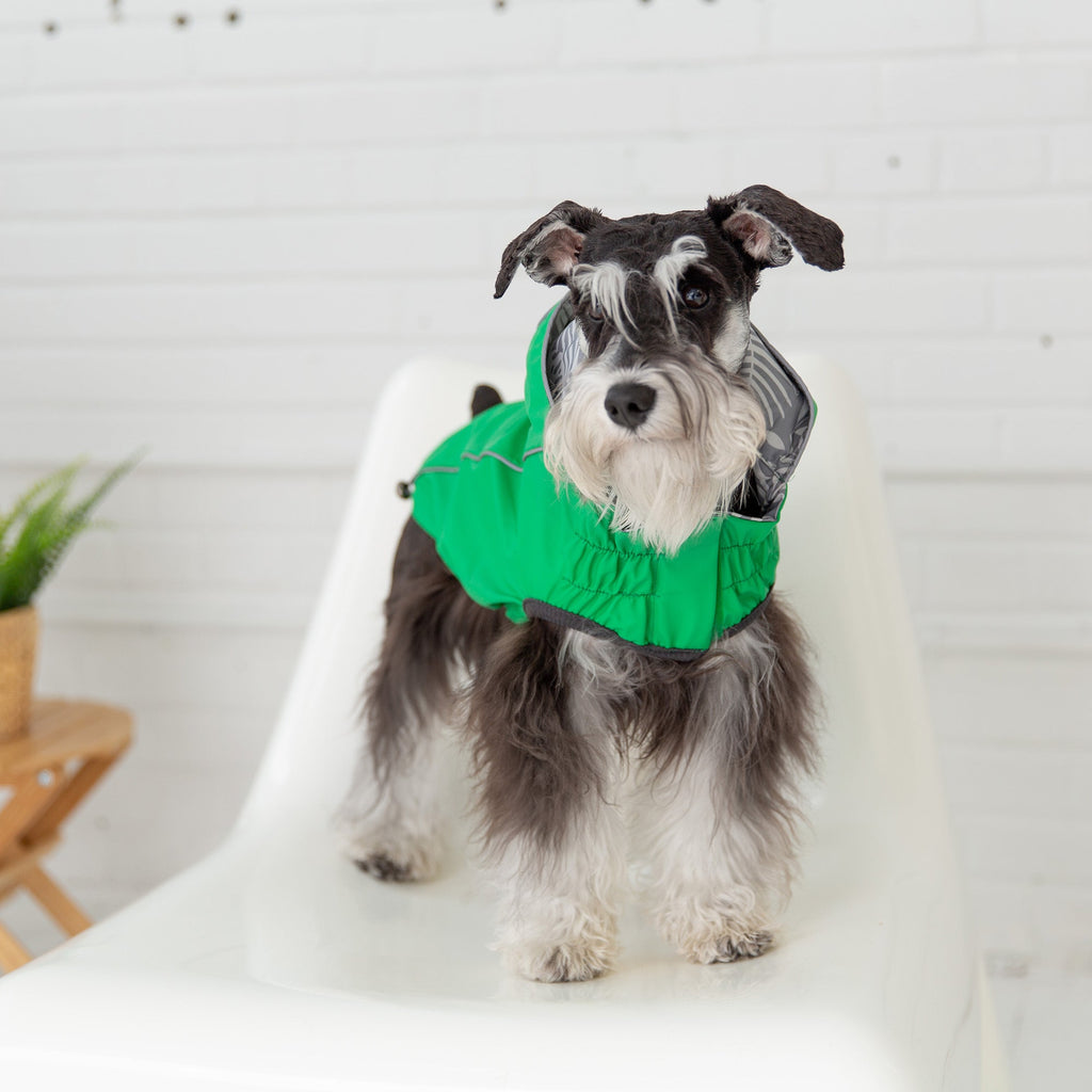 GF PET® Reversible Elasto-Fit Raincoat - Green (Buttery-Soft Waterproof Shell