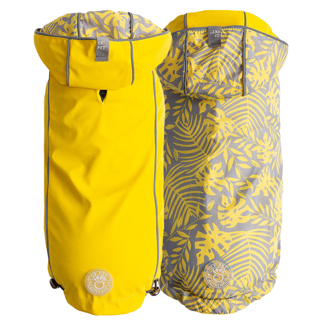 GF PET® Reversible Elasto-Fit Raincoat - Yellow (Classic High-Visibility Shell)