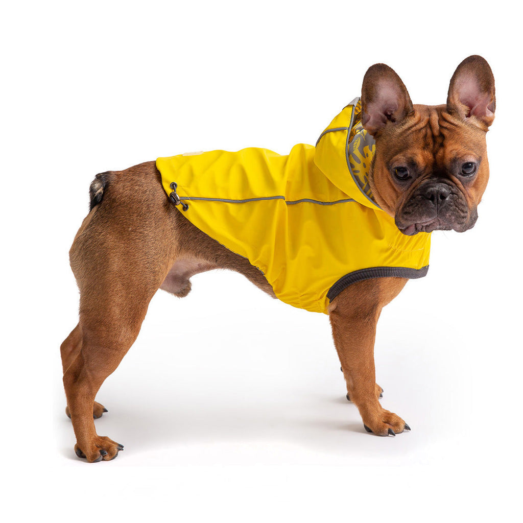 GF PET® Reversible Elasto-Fit Raincoat - Yellow (Classic High-Visibility Shell)