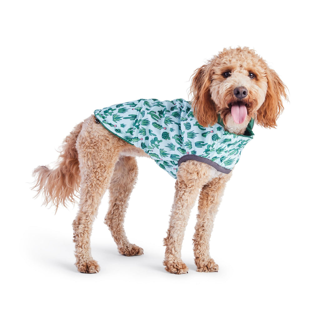 GF PET® Reversible Elasto-Fit Raincoat - Green/Green (Premium Soft Waterproof Shell)