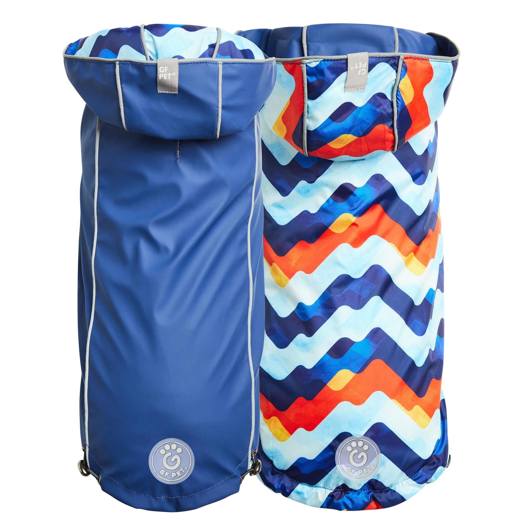 GF PET® Reversible Elasto-Fit Raincoat - Navy/Navy (Buttery Soft Waterproof Shell)