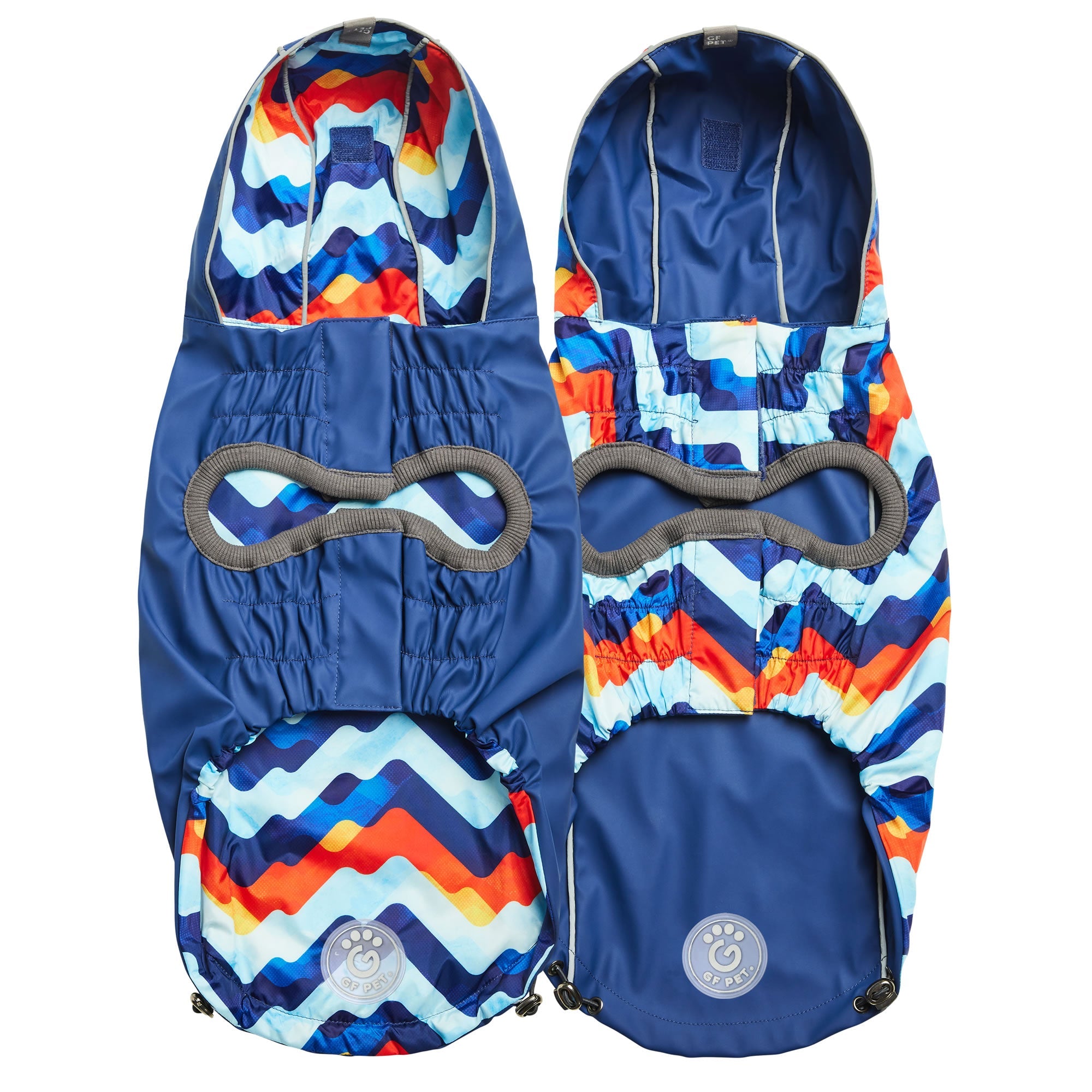 GF PET® Reversible Elasto-Fit Raincoat - Navy/Navy (Buttery Soft Waterproof Shell)