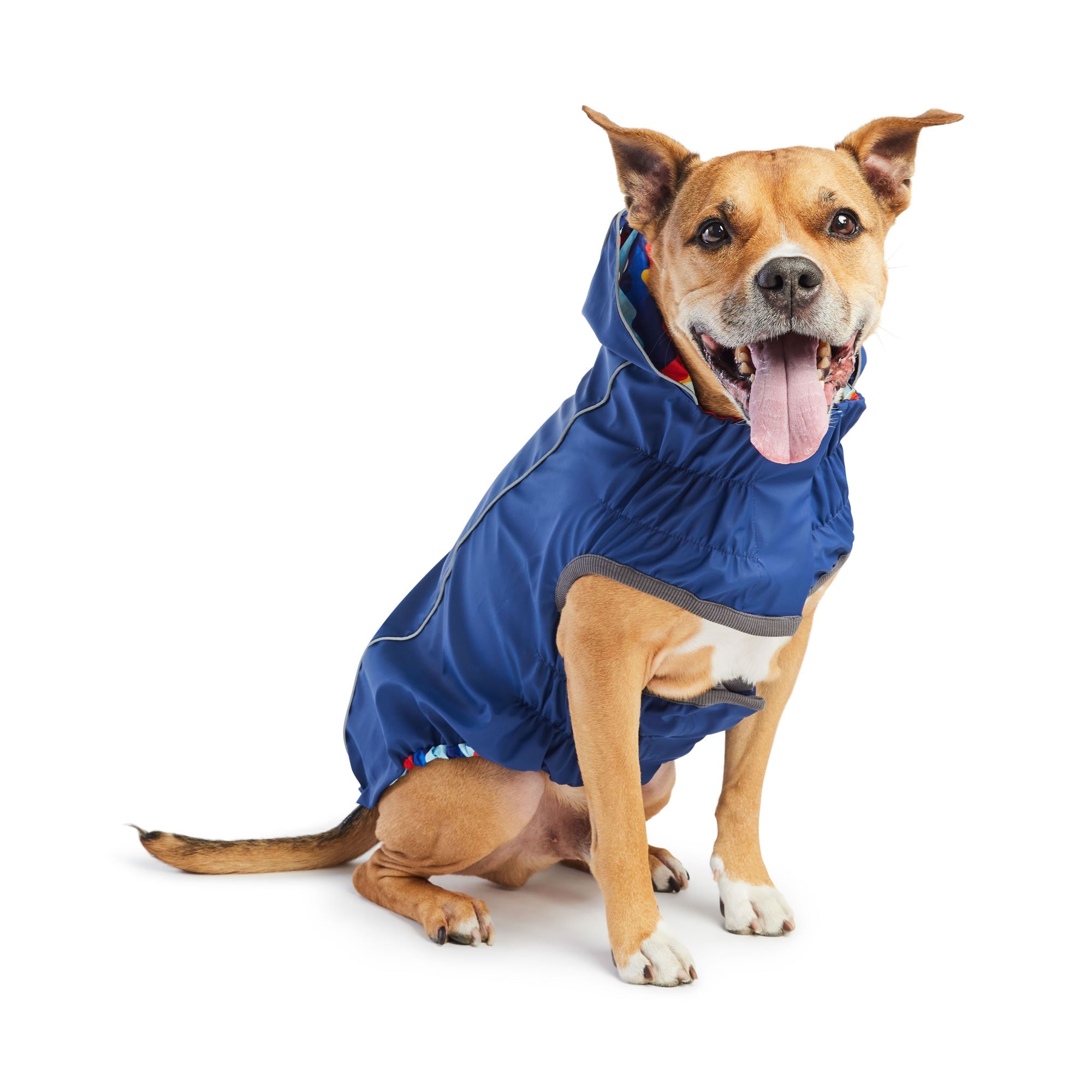 GF PET® Reversible Elasto-Fit Raincoat - Navy/Navy (Buttery Soft Waterproof Shell)