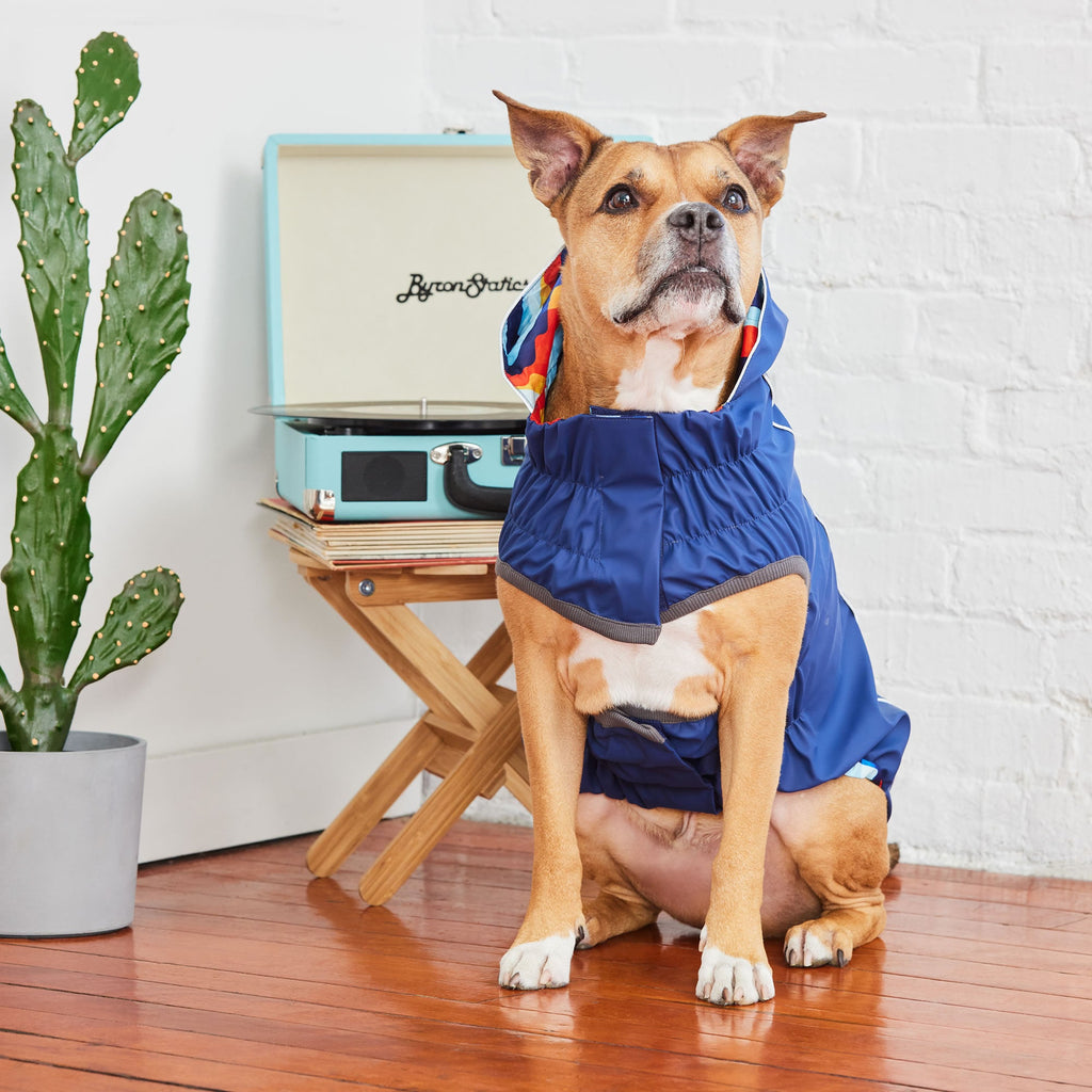 GF PET® Reversible Elasto-Fit Raincoat - Navy/Navy (Buttery Soft Waterproof Shell)