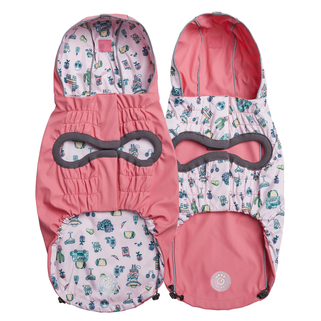 GF PET® Reversible Elasto-Fit Raincoat - Pink/Pink (Ultra-Soft Waterproof Shell)