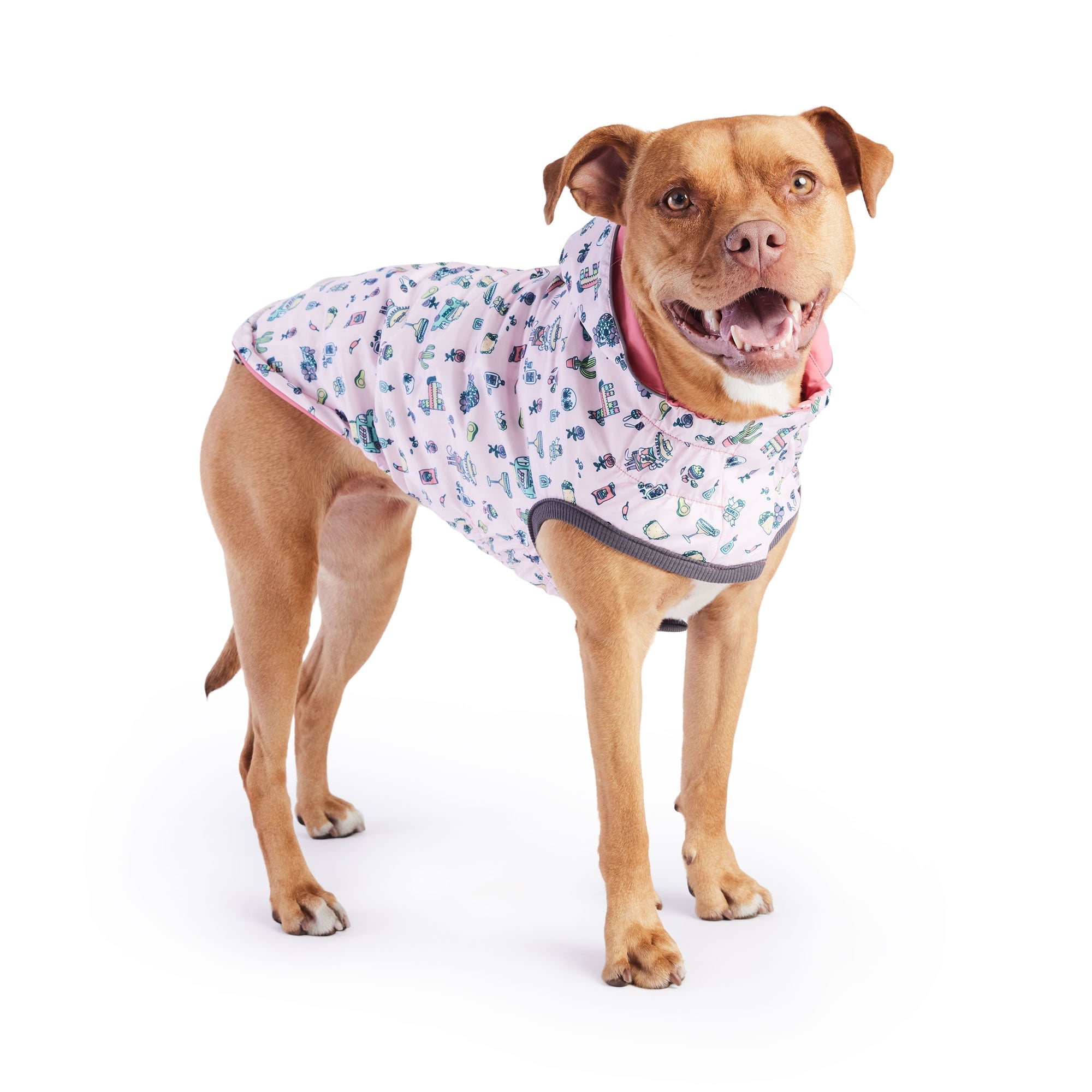 GF PET® Reversible Elasto-Fit Raincoat - Pink/Pink (Ultra-Soft Waterproof Shell)
