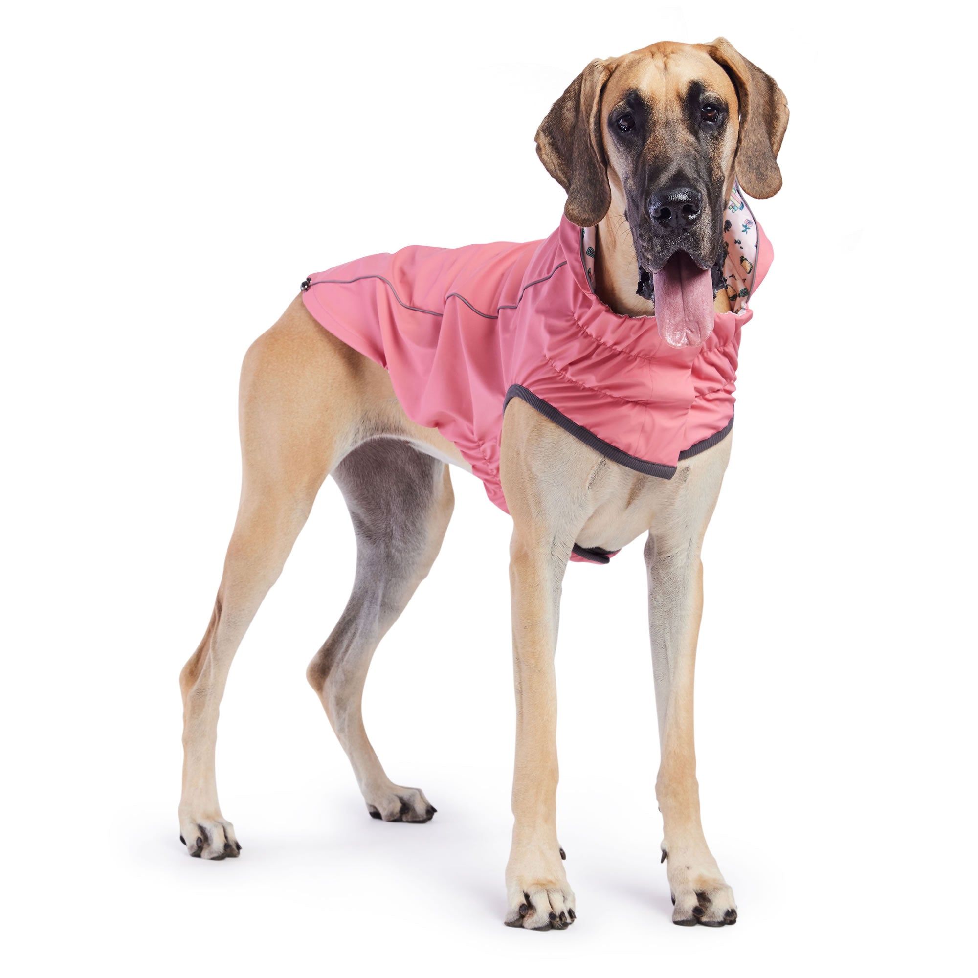 GF PET® Reversible Elasto-Fit Raincoat - Pink/Pink (Ultra-Soft Waterproof Shell)