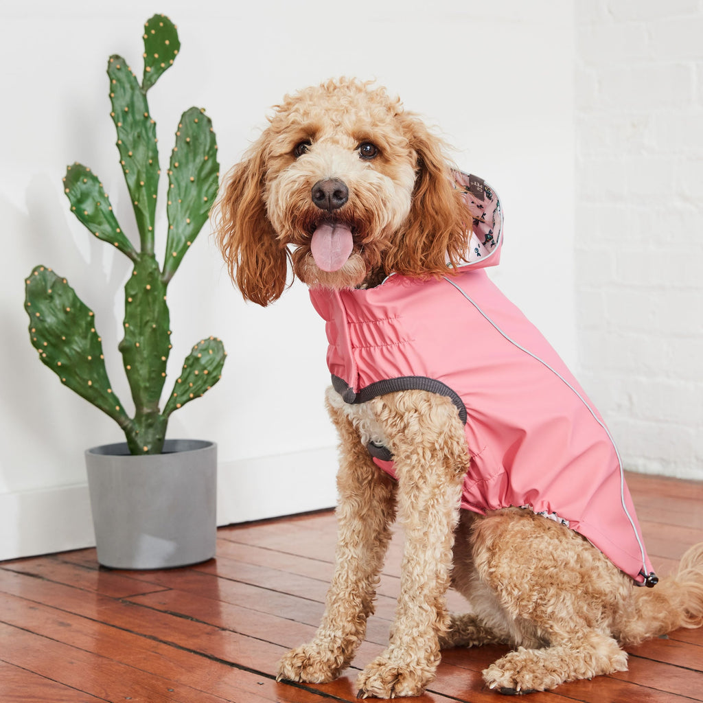 GF PET® Reversible Elasto-Fit Raincoat - Pink/Pink (Ultra-Soft Waterproof Shell)