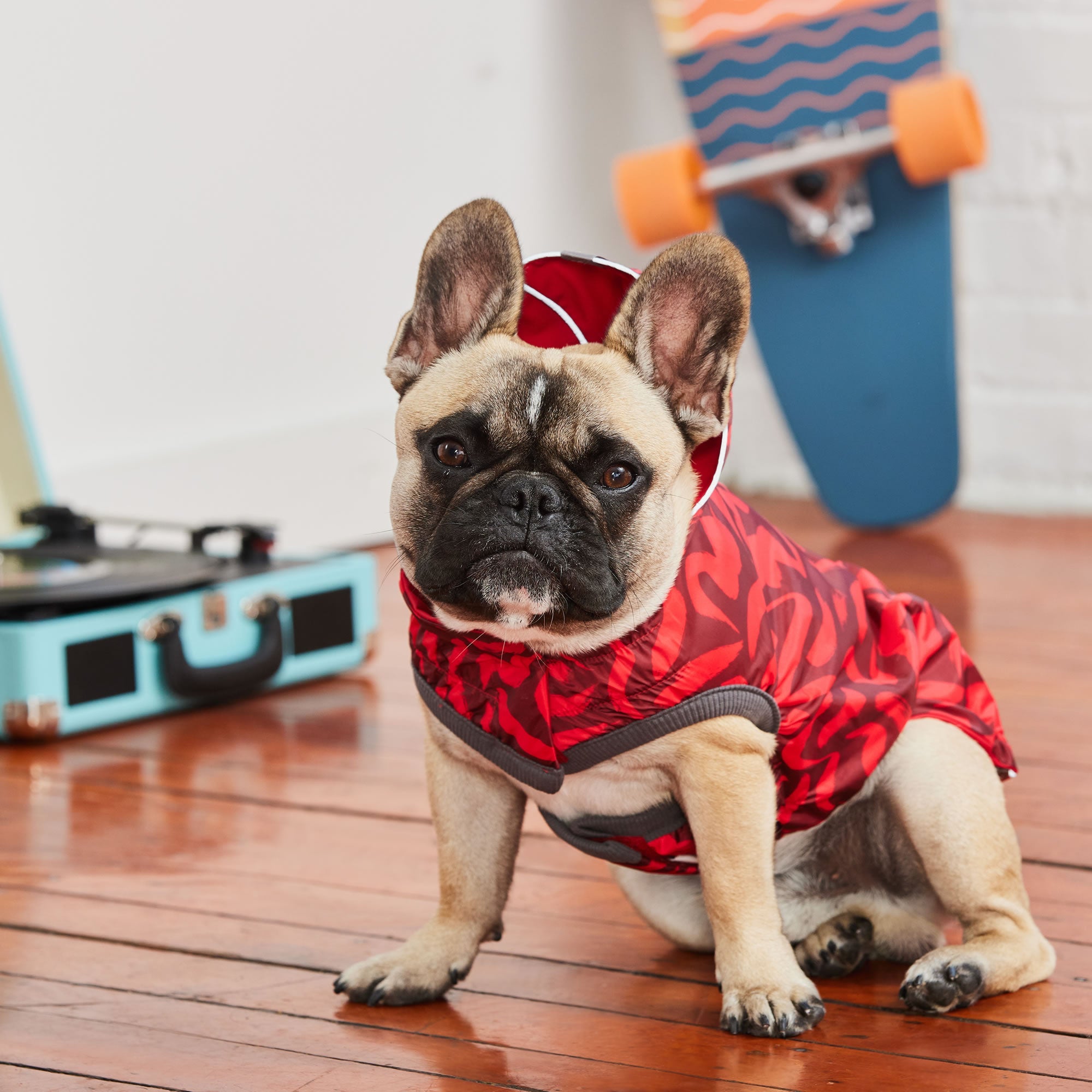 GF PET® Reversible Elasto-Fit Raincoat - Red/Red (Buttery-Soft Waterproof Shell)