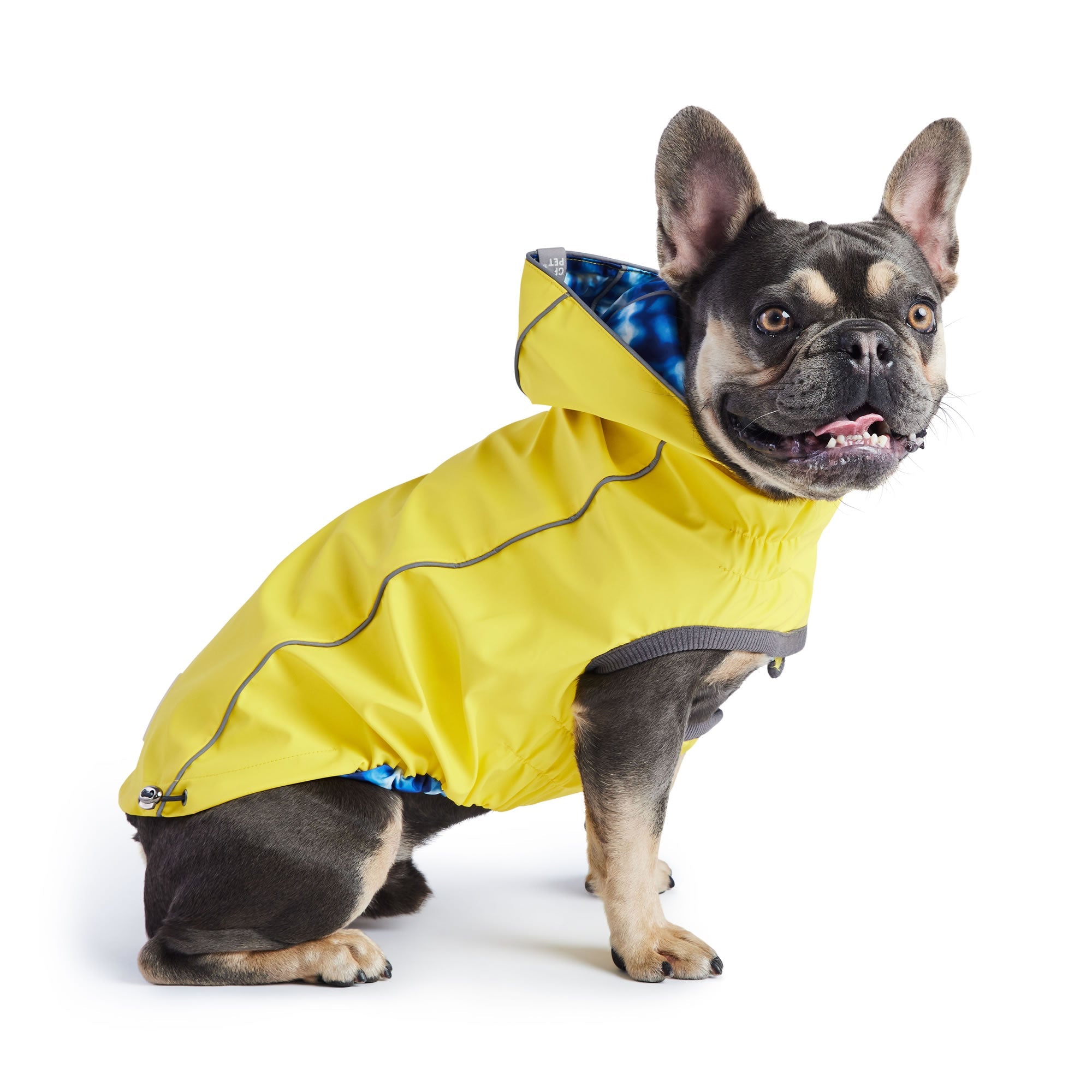 GF PET® Reversible Elasto-Fit Raincoat - Yellow/Blue (Buttery-Soft Waterproof Shell)