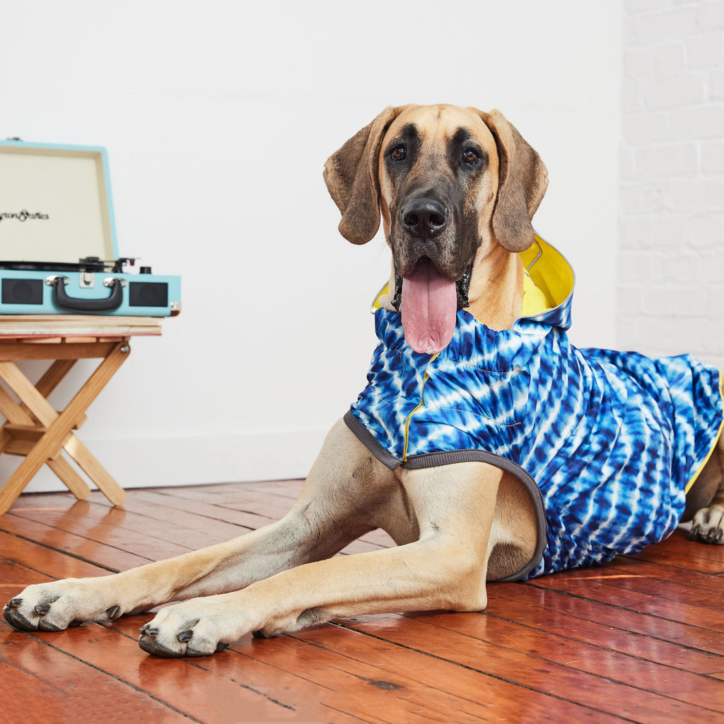 GF PET® Reversible Elasto-Fit Raincoat - Yellow/Blue (Buttery-Soft Waterproof Shell)