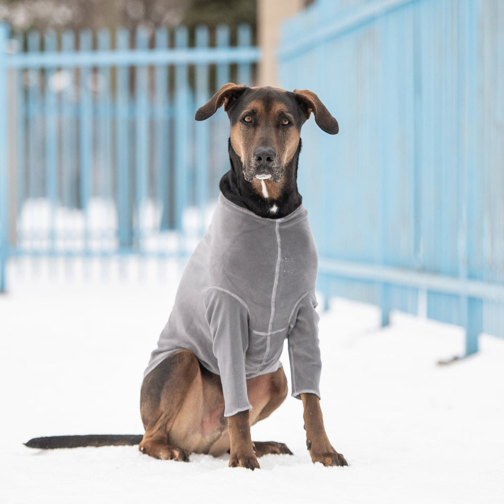 GF PET® Gondola Base Layer - Charcoal (4-Way Stretch Micro Polar Fleece)