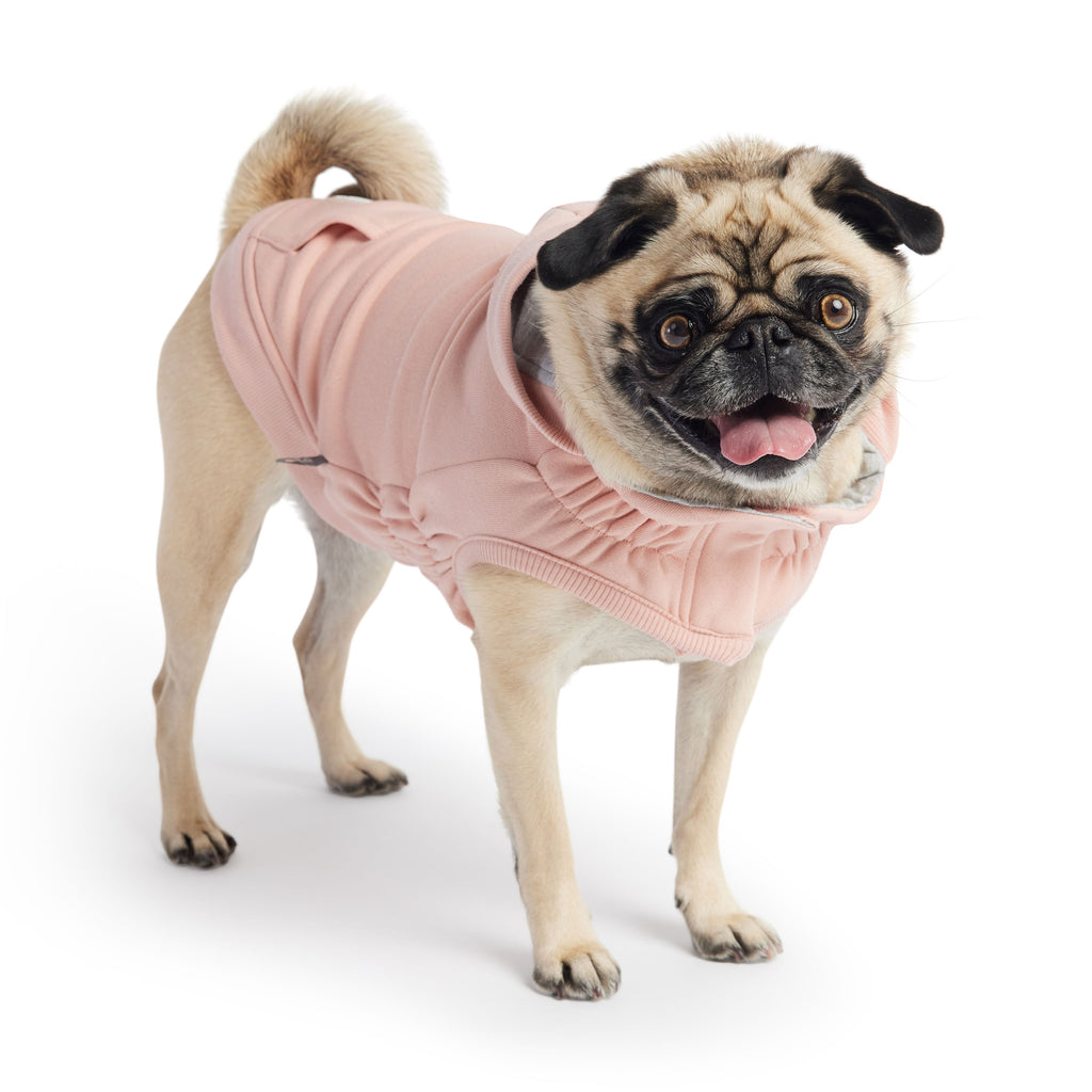 GF PET® Urban Dog Hoodie - Pink (Classic Kangaroo Pocket & Retro Design)