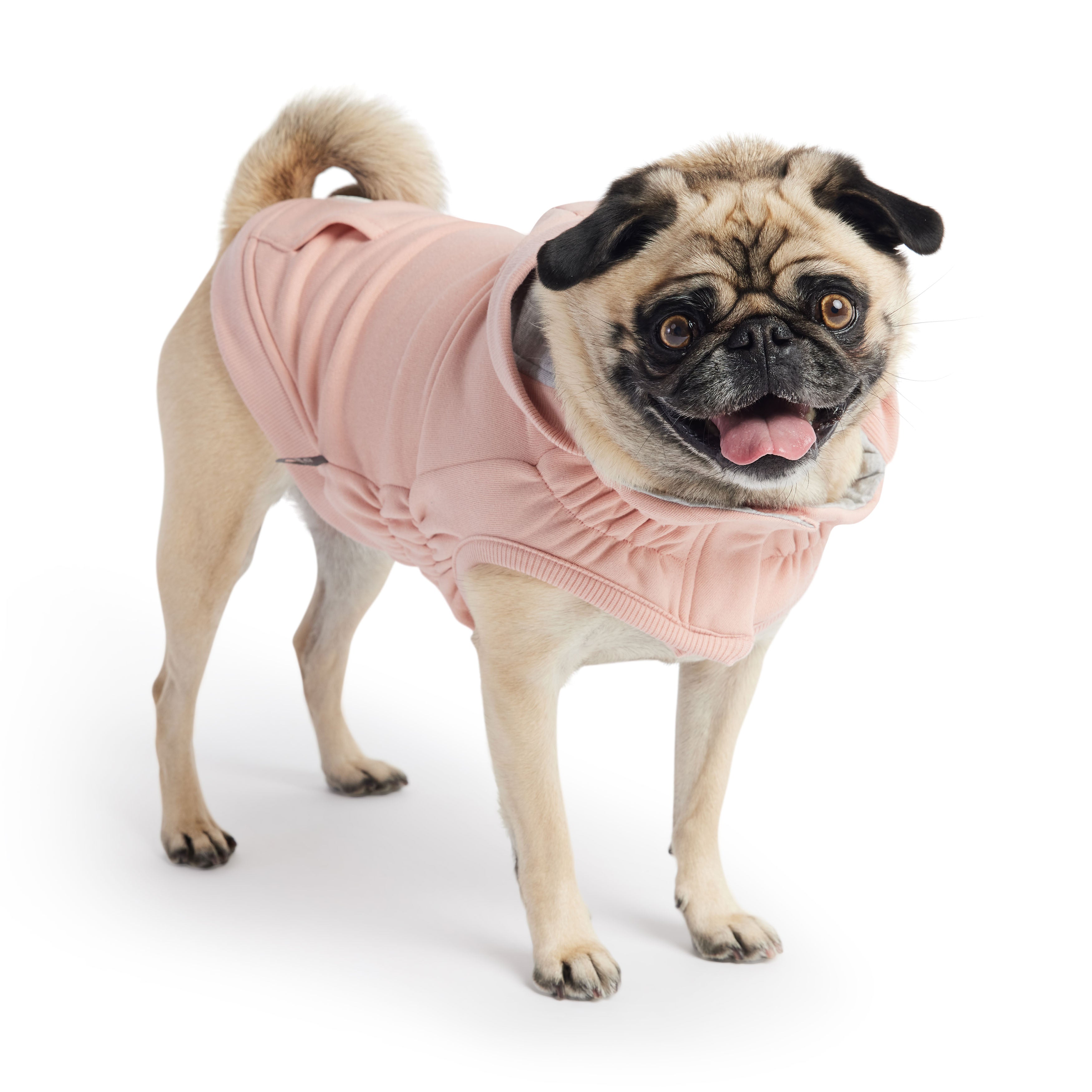 GF PET® Urban Dog Hoodie - Pink (Classic Kangaroo Pocket & Retro Design)