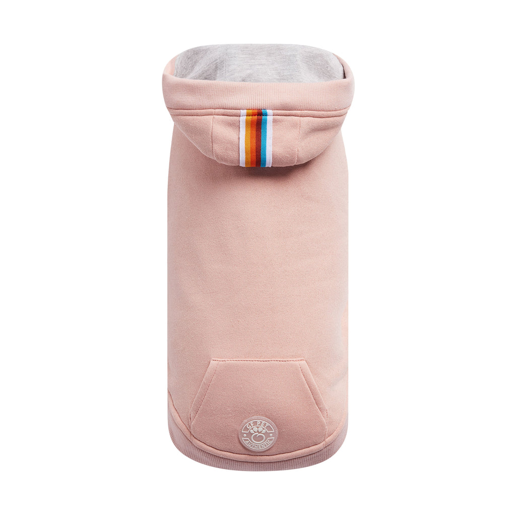 GF PET® Urban Dog Hoodie - Pink (Classic Kangaroo Pocket & Retro Design)