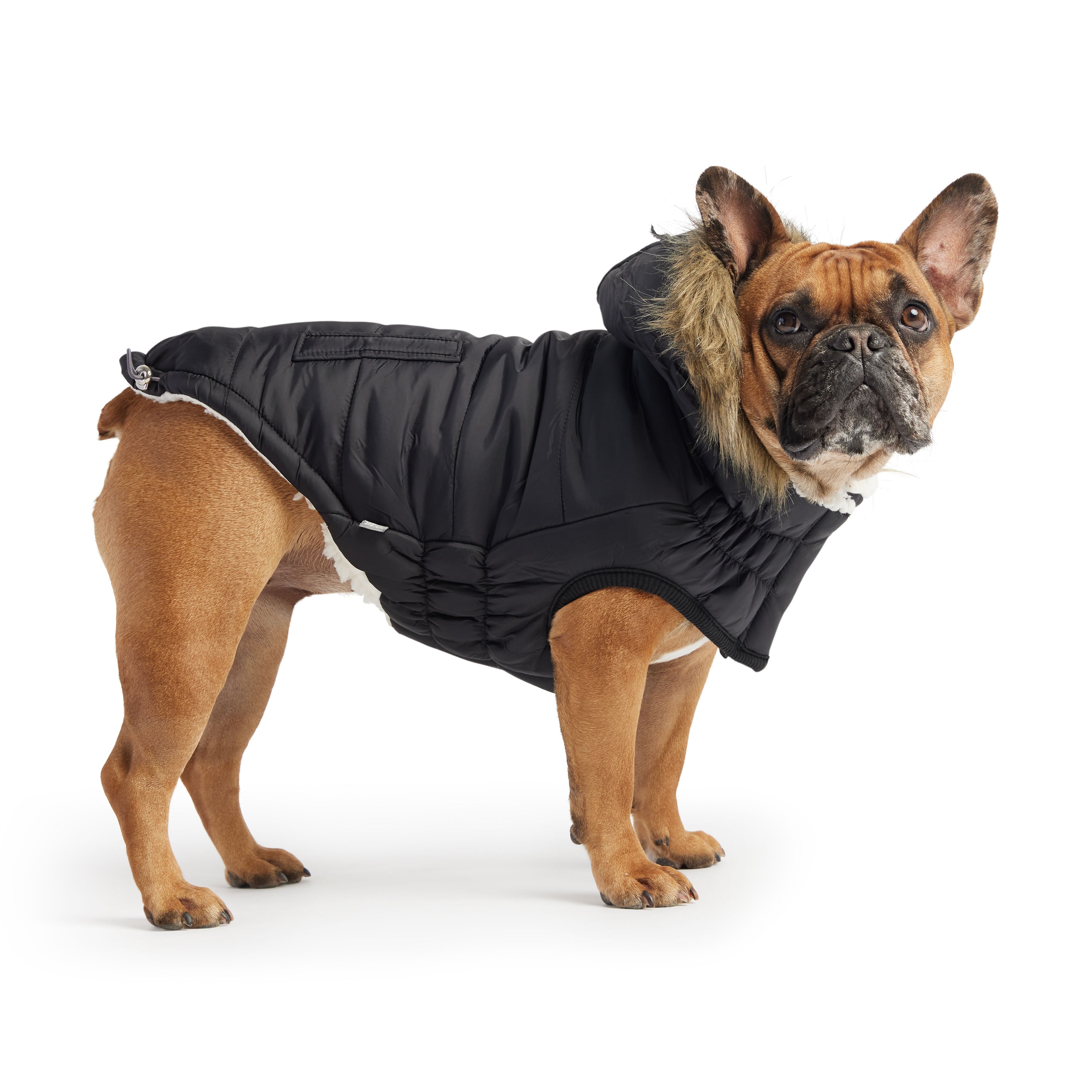 GF PET® Urban Parka - Black (Premium Vegan Fur & Sherpa Lined)