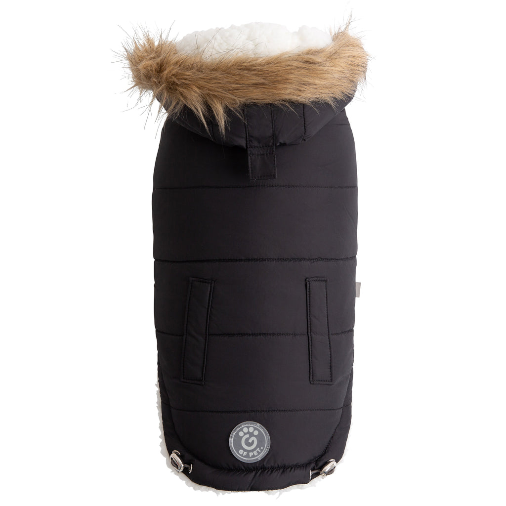 GF PET® Urban Parka - Black (Premium Vegan Fur & Sherpa Lined)