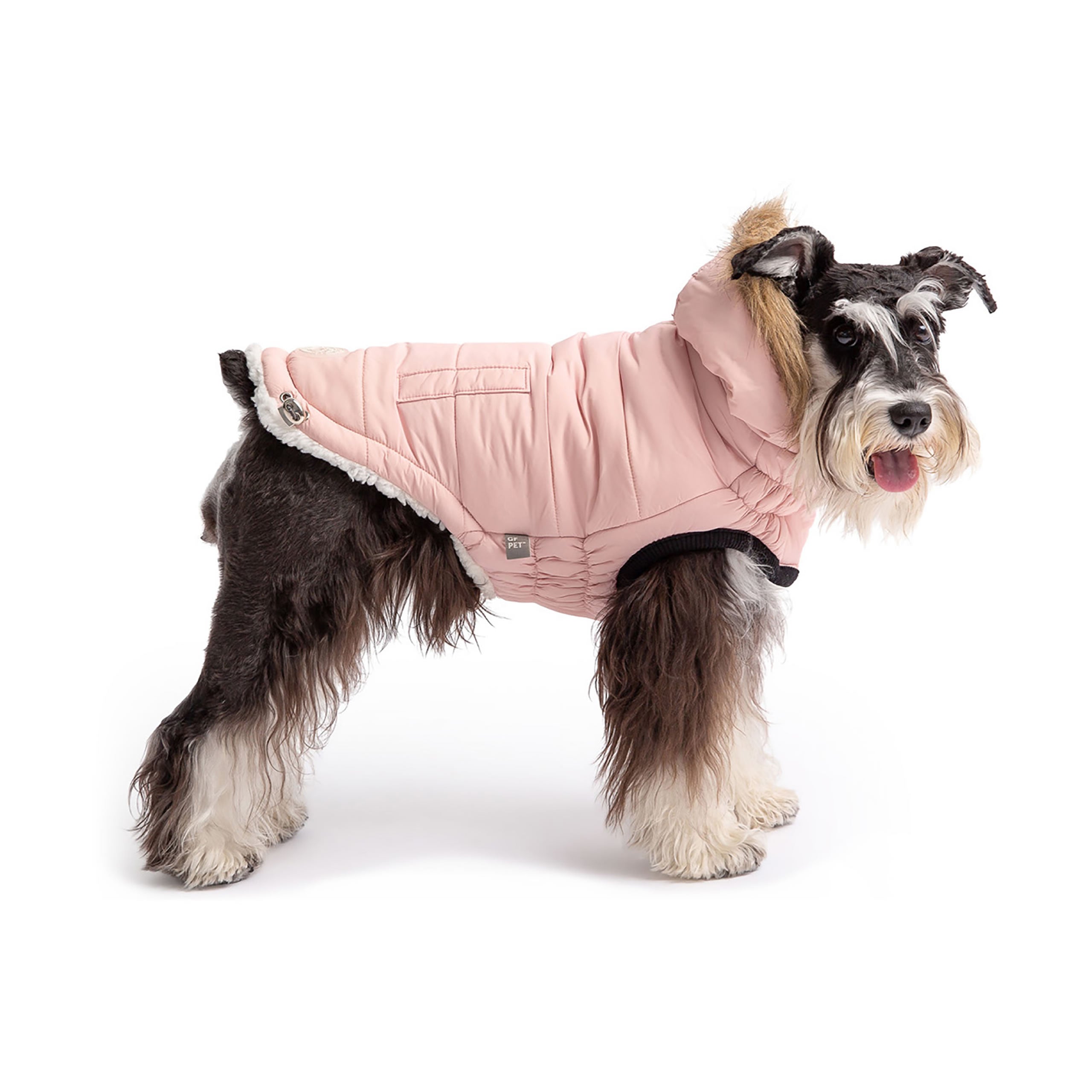 GF PET® Urban Parka - Pink (Vegan Fur Hood & Sherpa Lined)