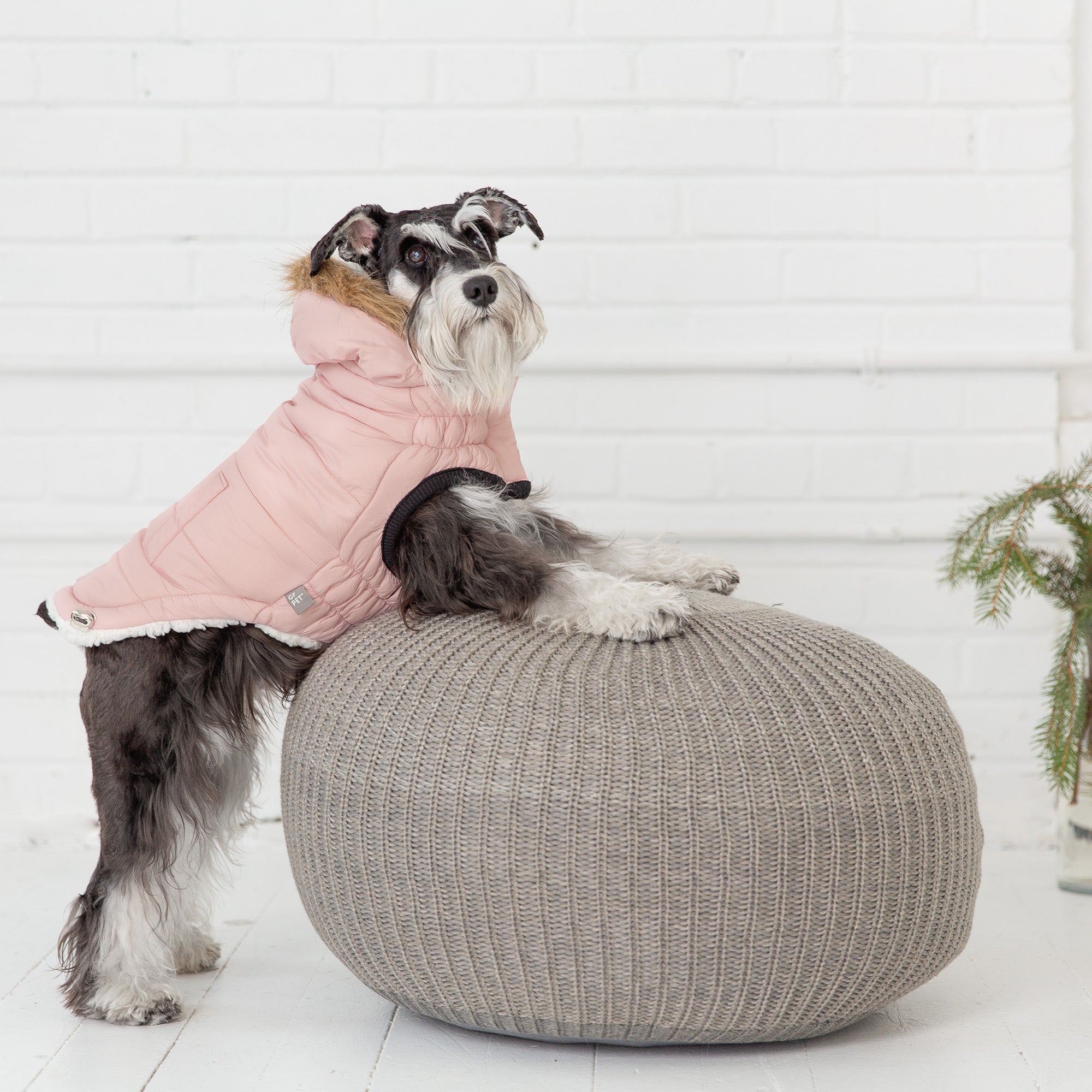 GF PET® Urban Parka - Pink (Vegan Fur Hood & Sherpa Lined)