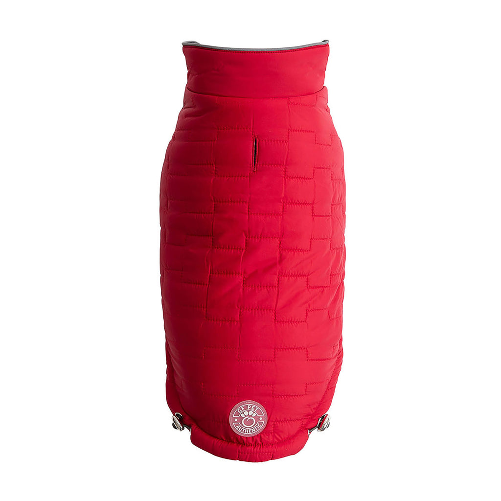 GF PET® Reversible Chalet Jacket - Red (2-in-1 Quilted Winter Coat)