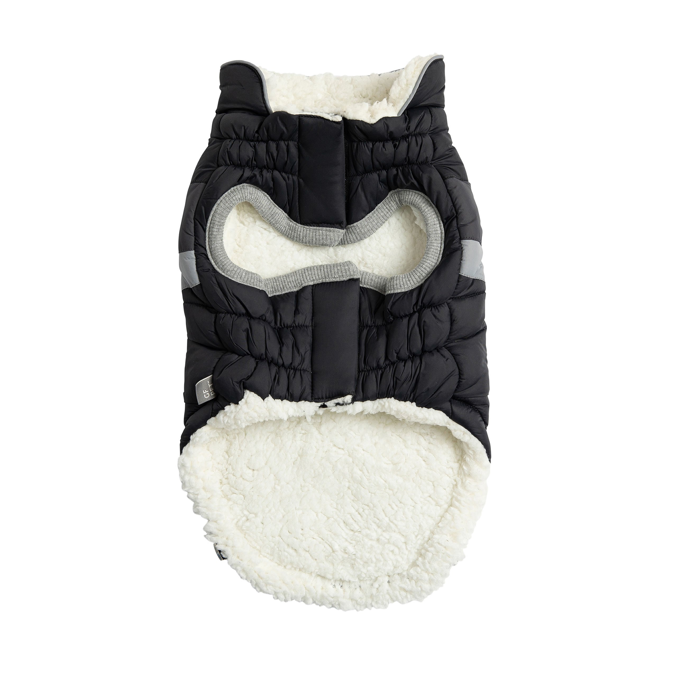 GF PET® Elasto-Fit Alpine Puffer - Black (Sleek & Sporty Winter Gear)