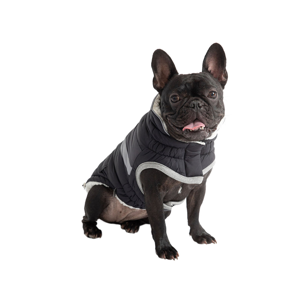 GF PET® Elasto-Fit Alpine Puffer - Black (Sleek & Sporty Winter Gear)