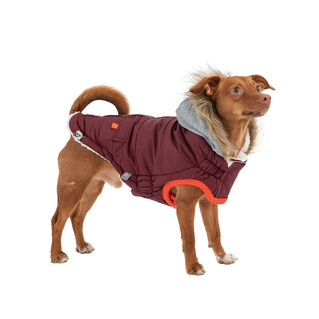 GF PET® Elasto-Fit Winter Sailor Parka - Burgundy (Sophisticated Winter Style)