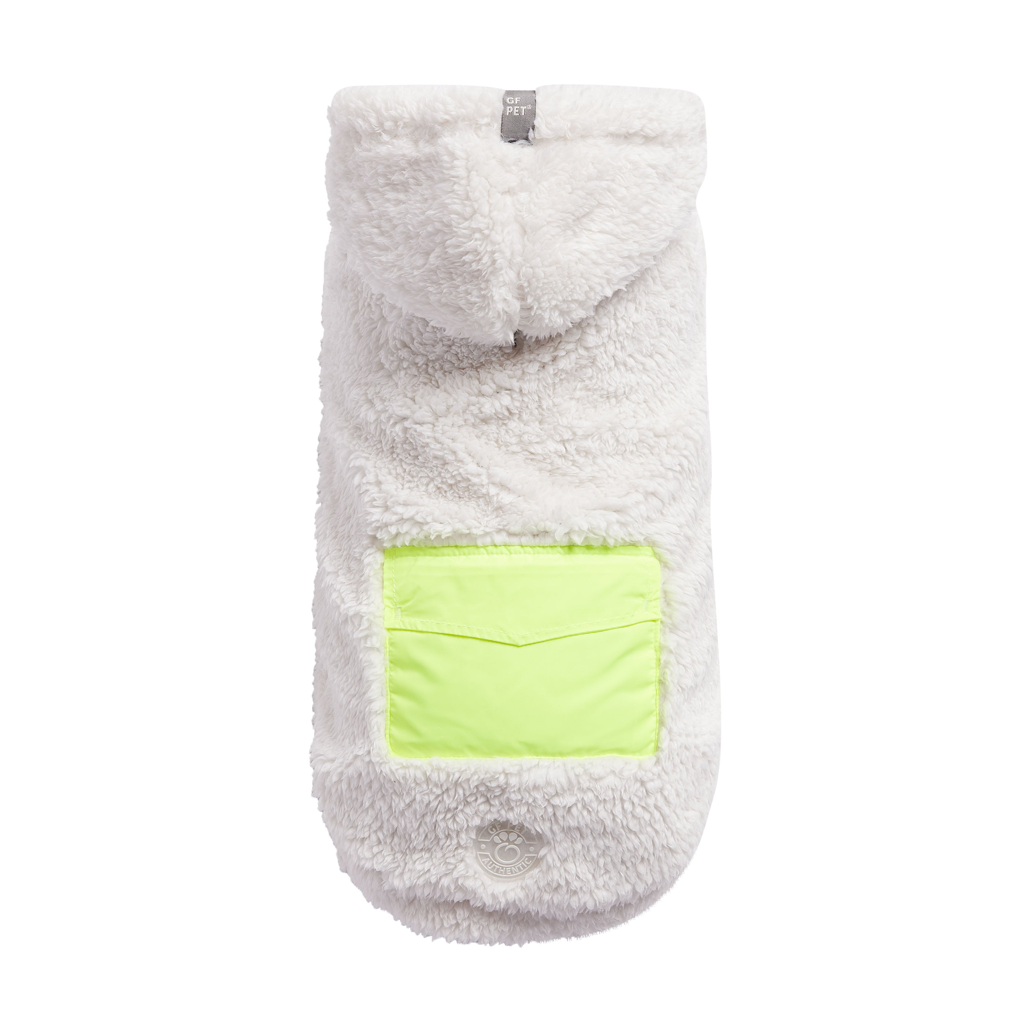 GF PET® Cozy Sherpa Hoodie - White (Ultra-Soft Cloud Fleece)