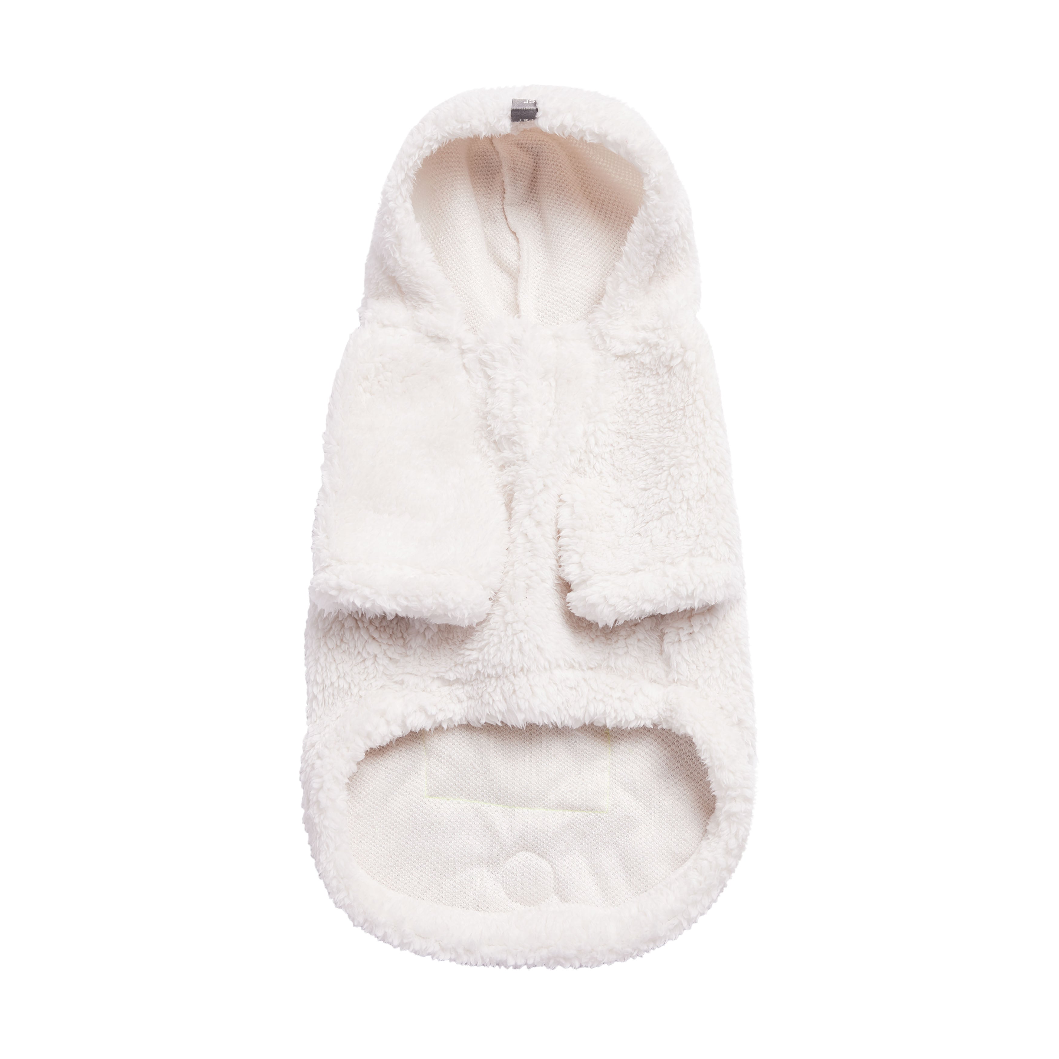 GF PET® Cozy Sherpa Hoodie - White (Ultra-Soft Cloud Fleece)