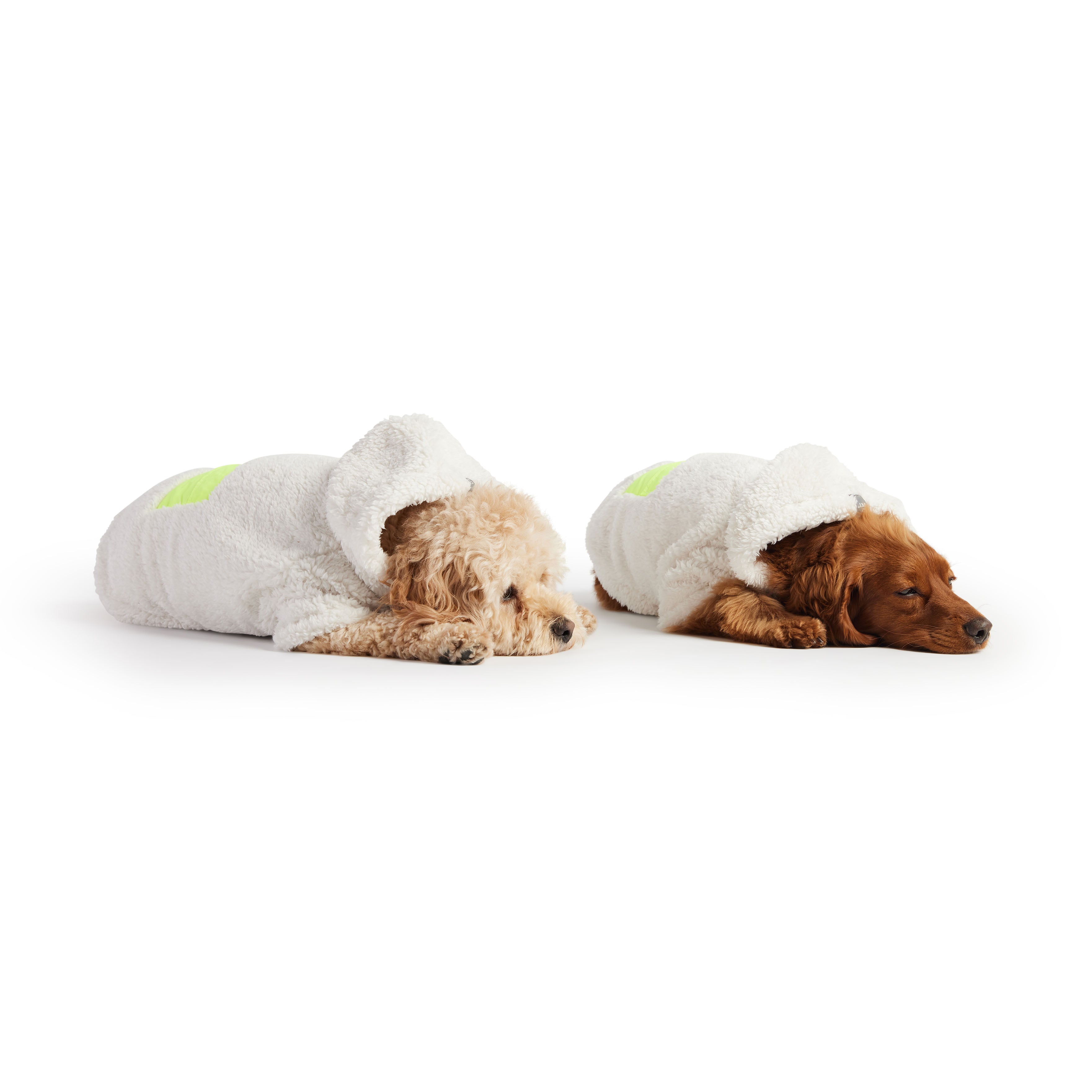 GF PET® Cozy Sherpa Hoodie - White (Ultra-Soft Cloud Fleece)