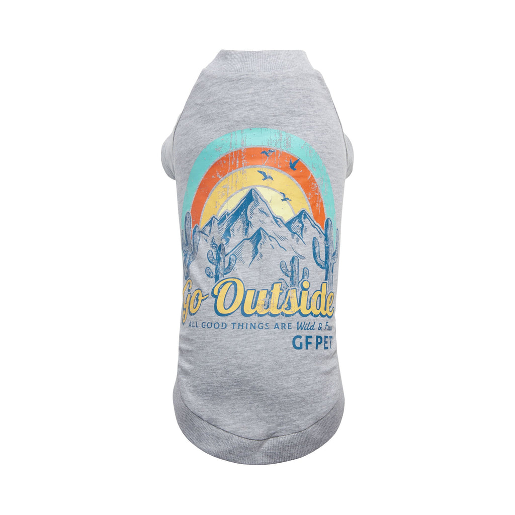 GF PET® Vintage Graphic Tee - Grey (Sporty Summer Base Layer)