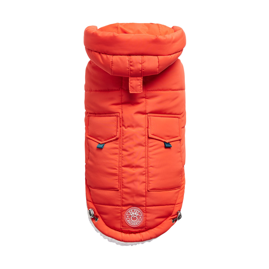 GF PET® Elasto-Fit Puff Parka - Orange (Luxurious Winter Warmth)