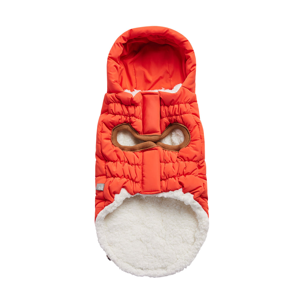 GF PET® Elasto-Fit Puff Parka - Orange (Luxurious Winter Warmth)