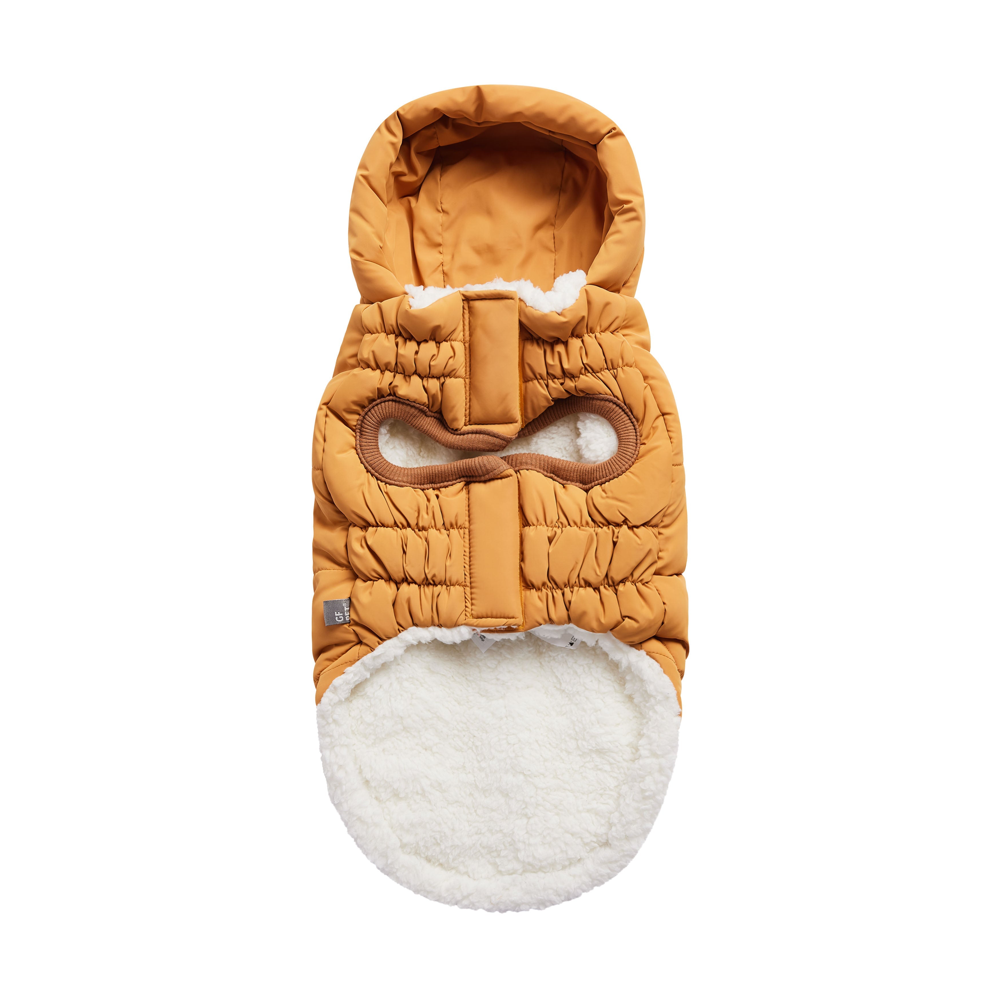 GF PET® Elasto-Fit Puff Parka - Yellow (Luxurious Winter Warmth)